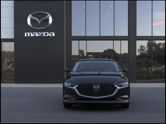 New Jet Black Mica 2025 Mazda MAZDA3 Sedan 2.5 S Preferred