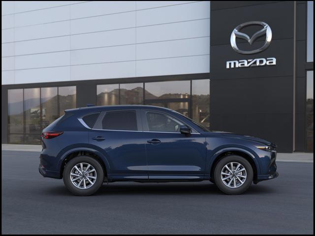 New Deep Crystal Blue Mica 2025 Mazda CX-5 2.5 S Preferred AWD for